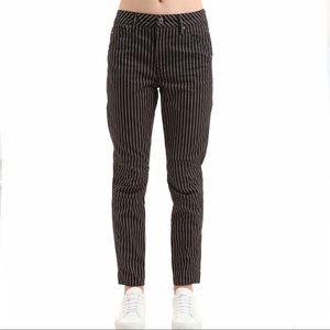 NEW G Star Raw Womens Mid Boyfriend Pinstripe Jeans Size 25/32